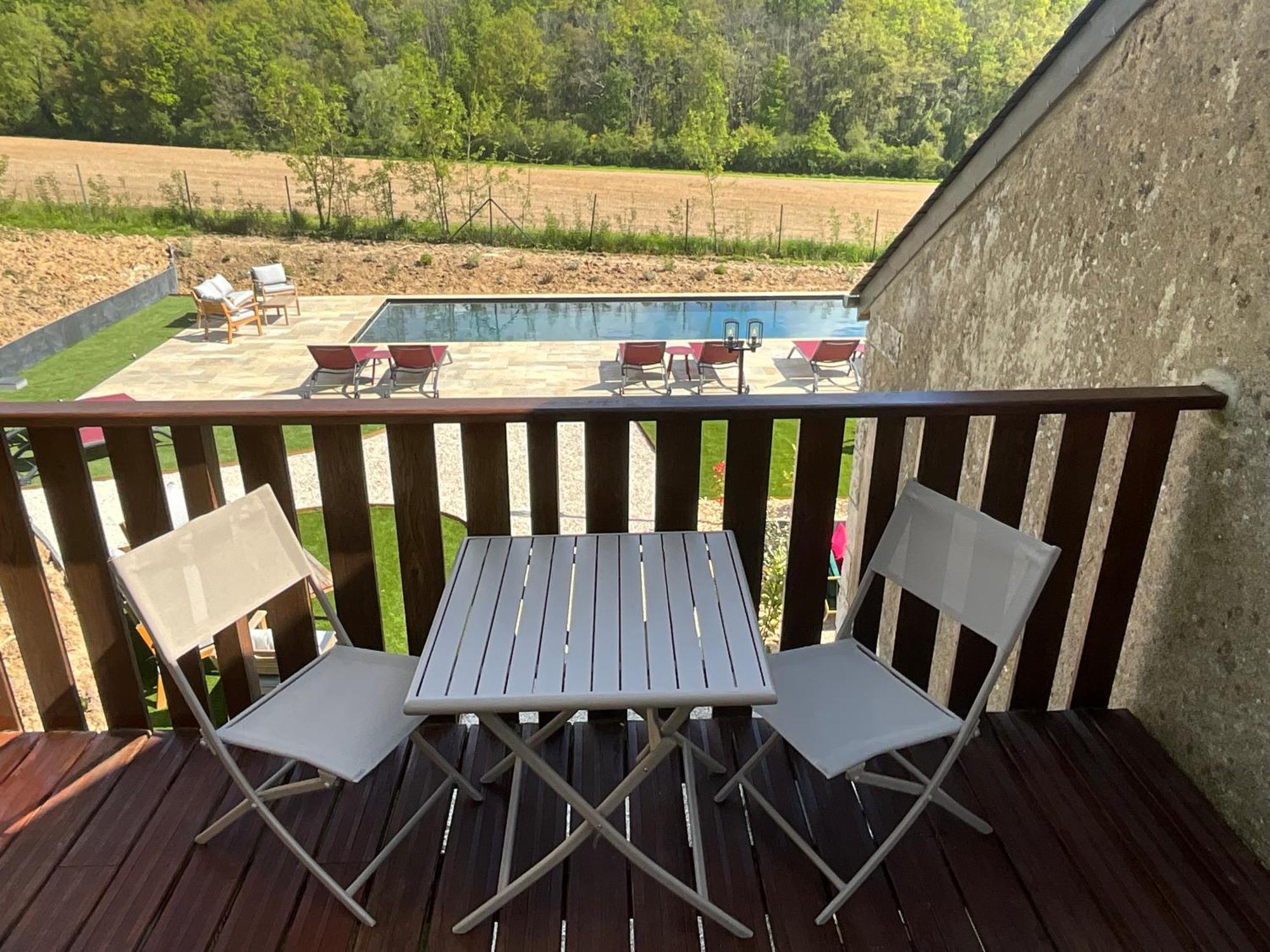 Sans Souci Bed And Breakfast Luxe Heated Pool And Restaurant Luzillé Zewnętrze zdjęcie
